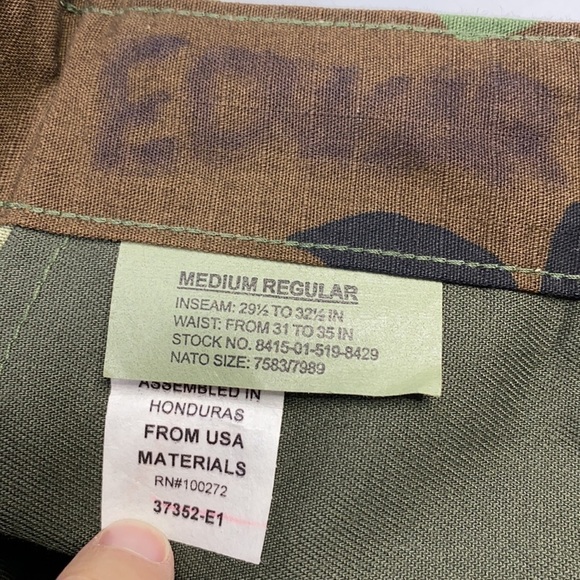 Tru-Spec Camo Cargo Tactical Pants Medium Regular - Picture 8 of 13